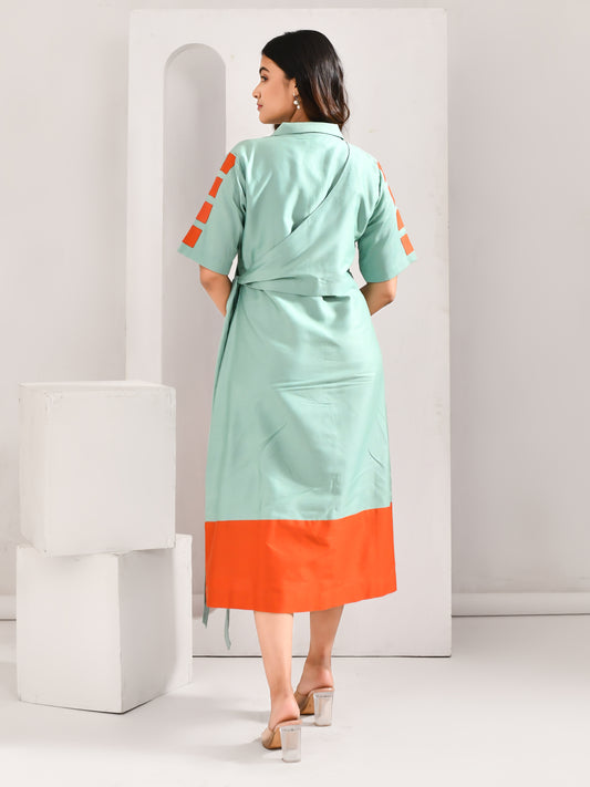 Colour Pop wrap Dress